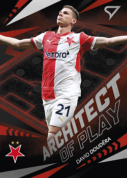 David Doudera Slavia Praha SportZoo Chance Liga 2024/25 2. serie Achitects of Play #AP-03